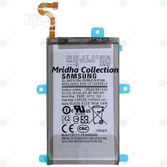 Samsung Galaxy S9+ Battery Lithium Polymer Replacement Battery With 3500 mAh Capacity For SM-G965F, SM-G965U, SM-G965W, SM-G9650, SM-G965U1, SM-G965N, SCV39, SM-G965X, SC-03K. 