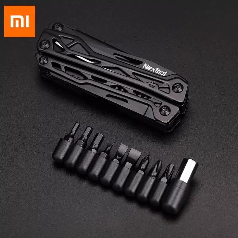 Xiaomi Nextool Black Knight Multitool 11 In 1 + Bits Black - Be Prepared For Any Situation With The Xiaomi Nextool Black Knight Multitool. 