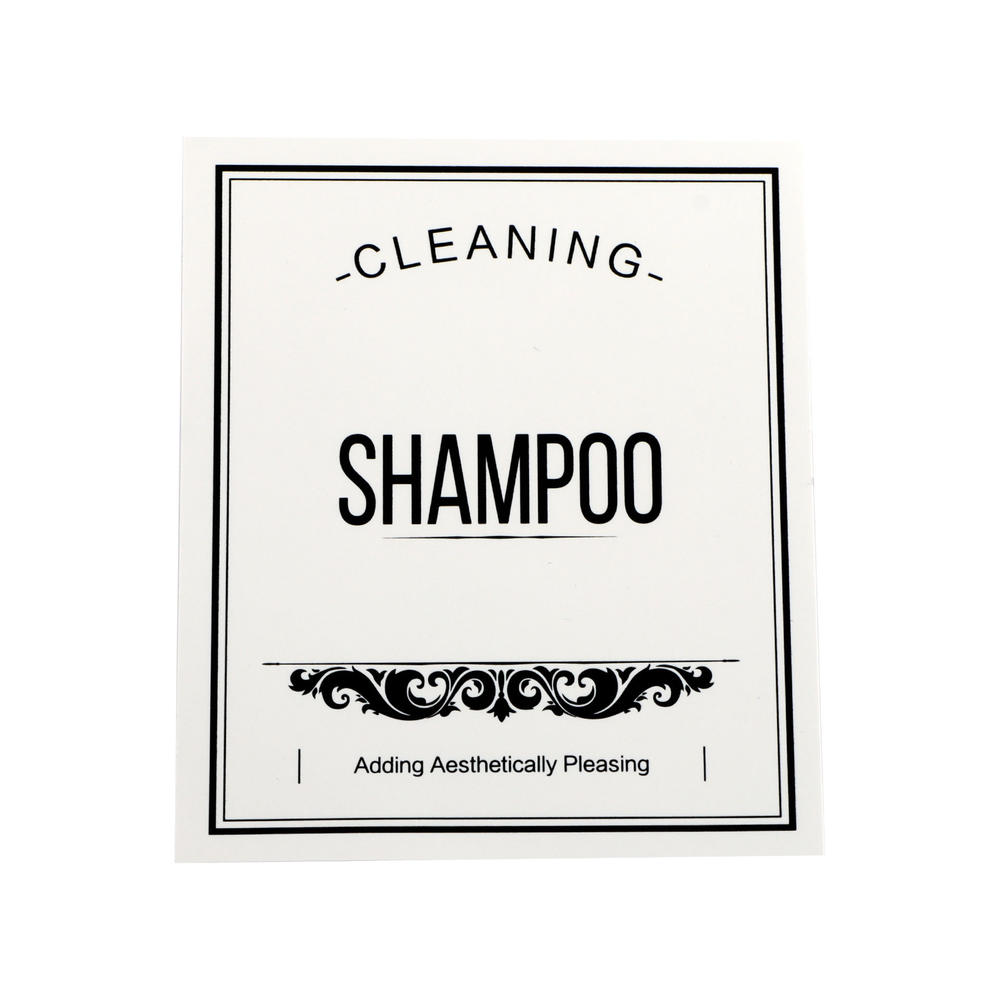 Self-Adhesive Shower  Labels Personalized Waterproof Rectangular Soap Stickers Identification Customizable Shampoo Labels for Home Use Beauty Salons Personal Care Labeling System DIY enthusiasts. 