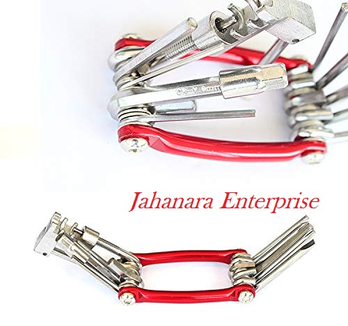 16 Function Cycle Tool Kit Multi Purpose Mountain Bike Bicycle Repair Tool Kit Allen Key Wrench. 