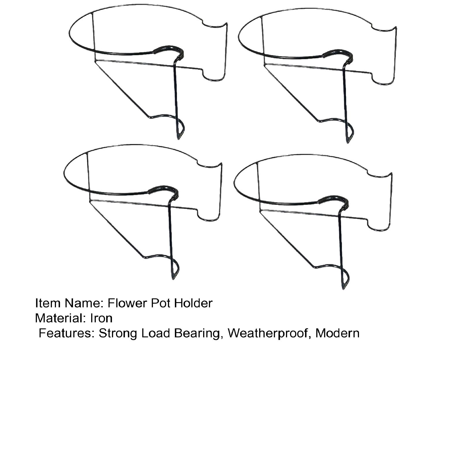 Easy Installation Plant Stand Metal Balcony Railing Flower Pot Holder Shelf Indoor Outdoor Hanging Plant Stand for Stairs Vertical Spaces Favorite Flowerpot Holder. 