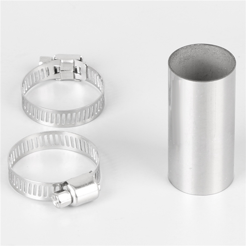 3X 24mm Heater Exhaust Pipe Connector Air Parking Heater Stainless Steel Gas Vent Hose with Clamps for Heater