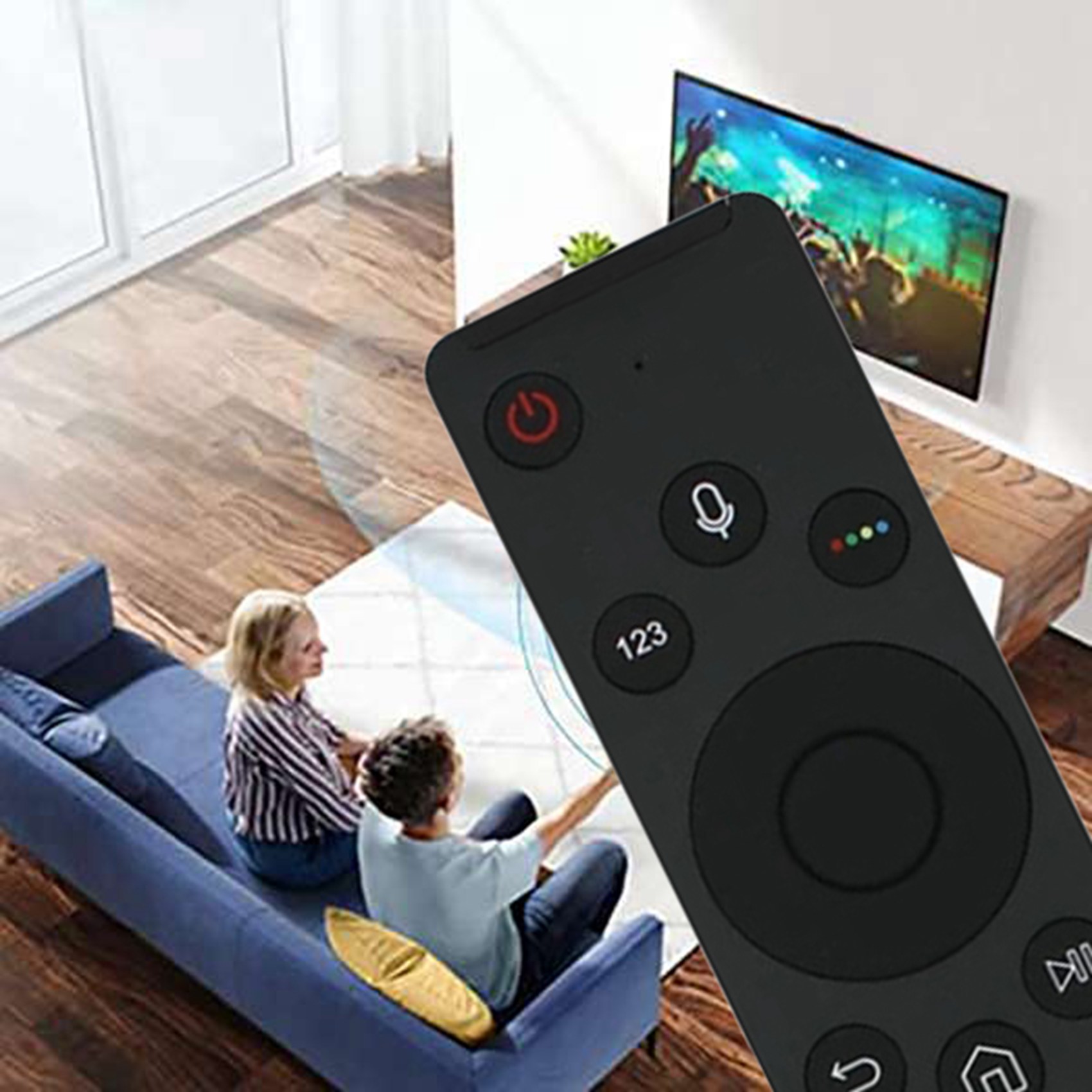1 Piece for NEW Black TV Remote Control for Samsung TV BN59-01241A BN59-01265A BN59-01259E BN59-01260A Voice Remote Control Replacement. 
