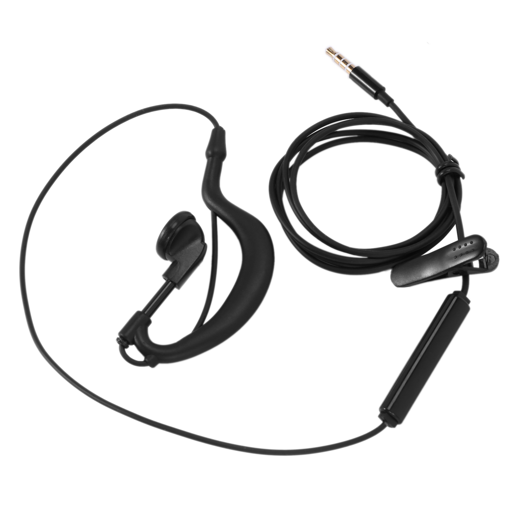 3pcs 3.5mm Single In-Ear Only Mono Earphone Earbud Headphone with Mic for Phone. 