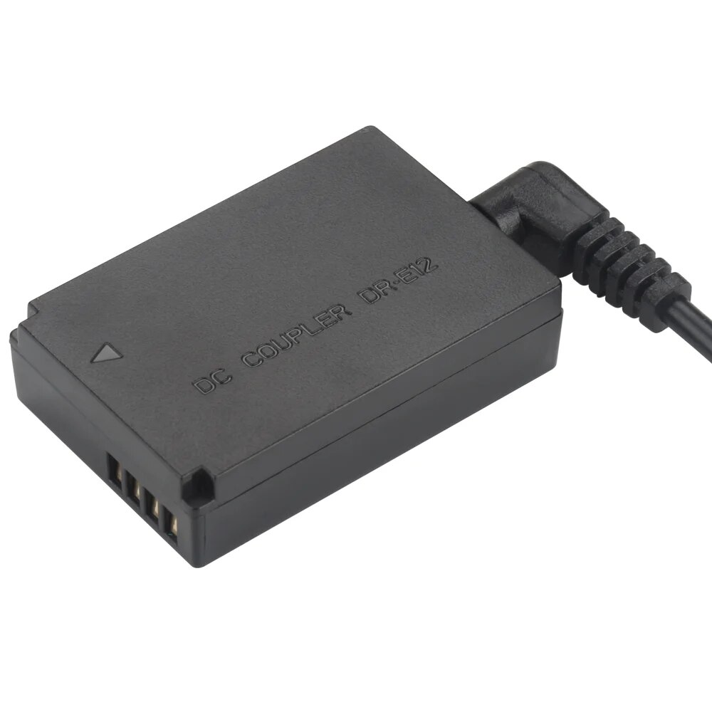 LP-E12 LPE12 ACK-E12 USB TYPE-C Cable Dummy Battery DR-E12 PD Adapter for Canon EOS M2 M10 M50 M100 M200 Cameras. 