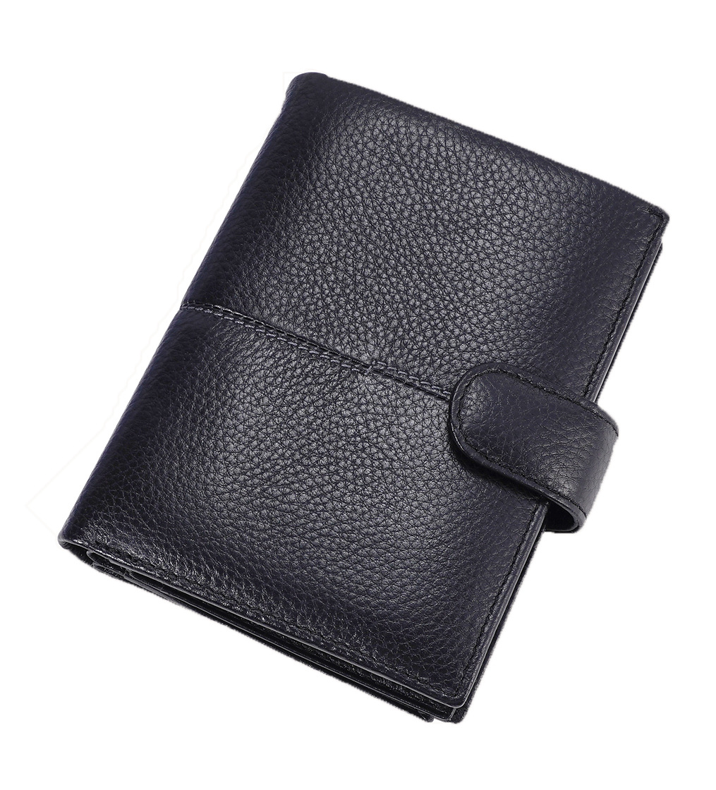 Kyodo шелик High grade for men's Russian leather passport wallet and document bag. 