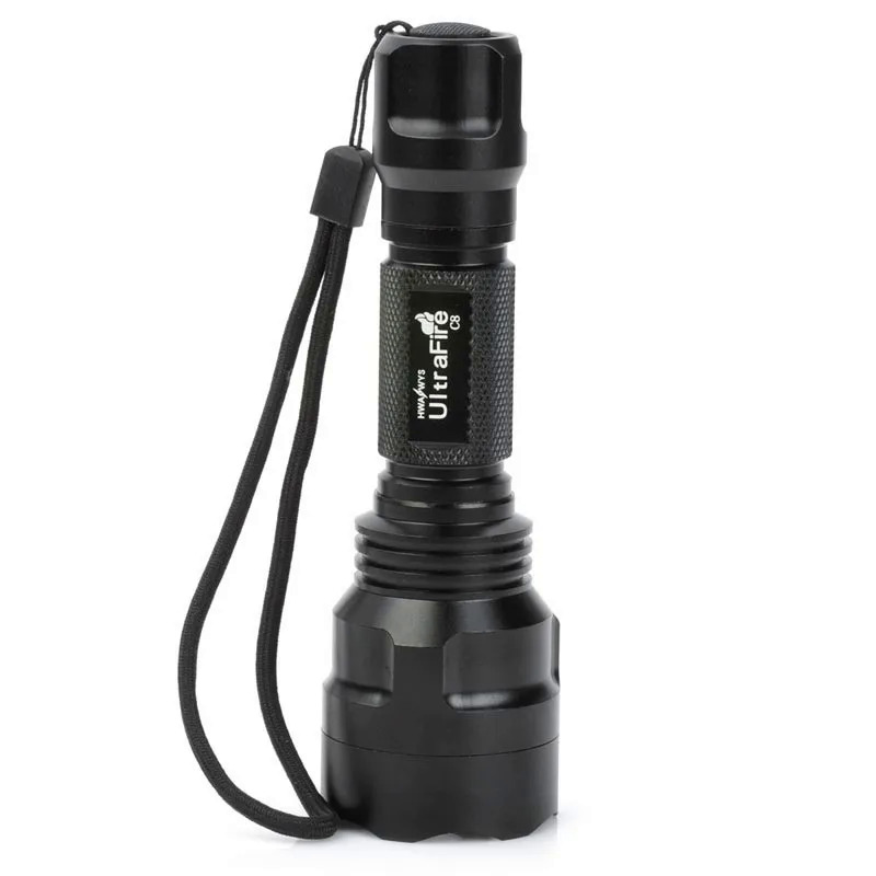 UltraFire C8 18650 High Power LED Flashlight Rejected Tactical Lamp Torch Light Hunting Outdoor Lighting Lantern