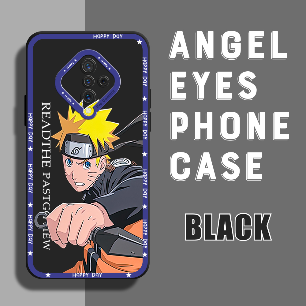 DEL for Vivo S1 Pro Back CoverUzumaki Naruto Phone Case Soft Rubber Camera Protection Design Mobile Cover. 