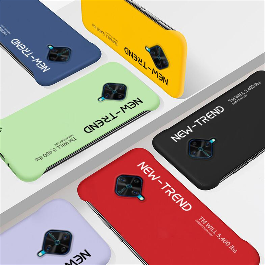 lthmy For Huawei Honor 30S CDY-AN90 Ultra Thin Frameless Matte Hard Plastic Phone case Shock Absorption TPU Bumper Casing Back Cover. 