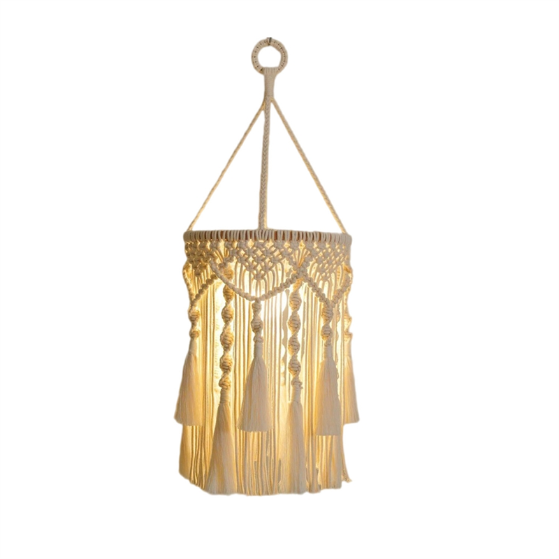 Boho Lamp Shade Boho Hanging Lamp Shade Plug in Pendant Light Bohemian Hanging Lights