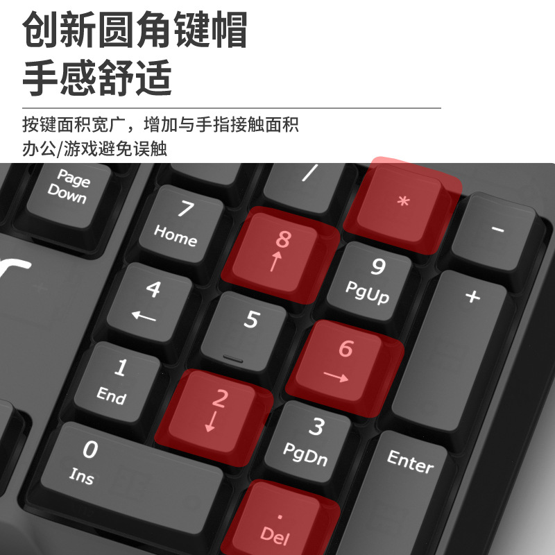 Acer Home Waterproof Office Desktop Universal Wired Round Hole PS2 Round Head Notebook External USB Computer Keyboard. 