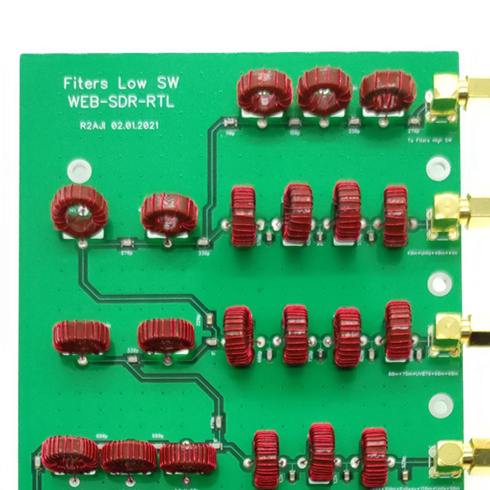 WEB SDR Low HF and LF MF Bands Filters Low SW for Wave Radio SDR R. 