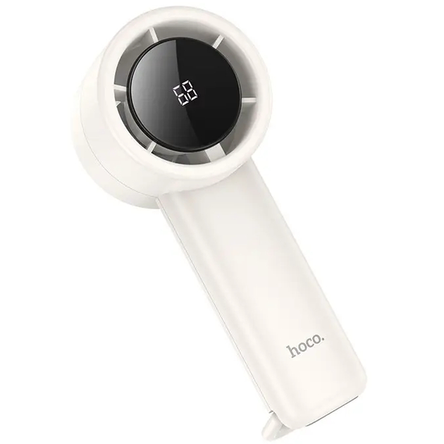 Hoco HX63 Handheld Mini Hand Fan With Digital Display