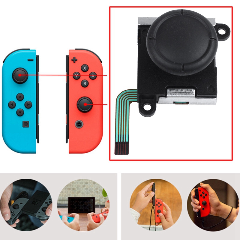 5X 3D Analog Joystick Thumb Sticks Sensor Replacements for Nintendo Switch Joy con Controller. 