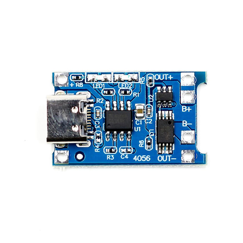 TP4056 Dual Protection Lithium Battery Charging Module (Type C USB Input). 