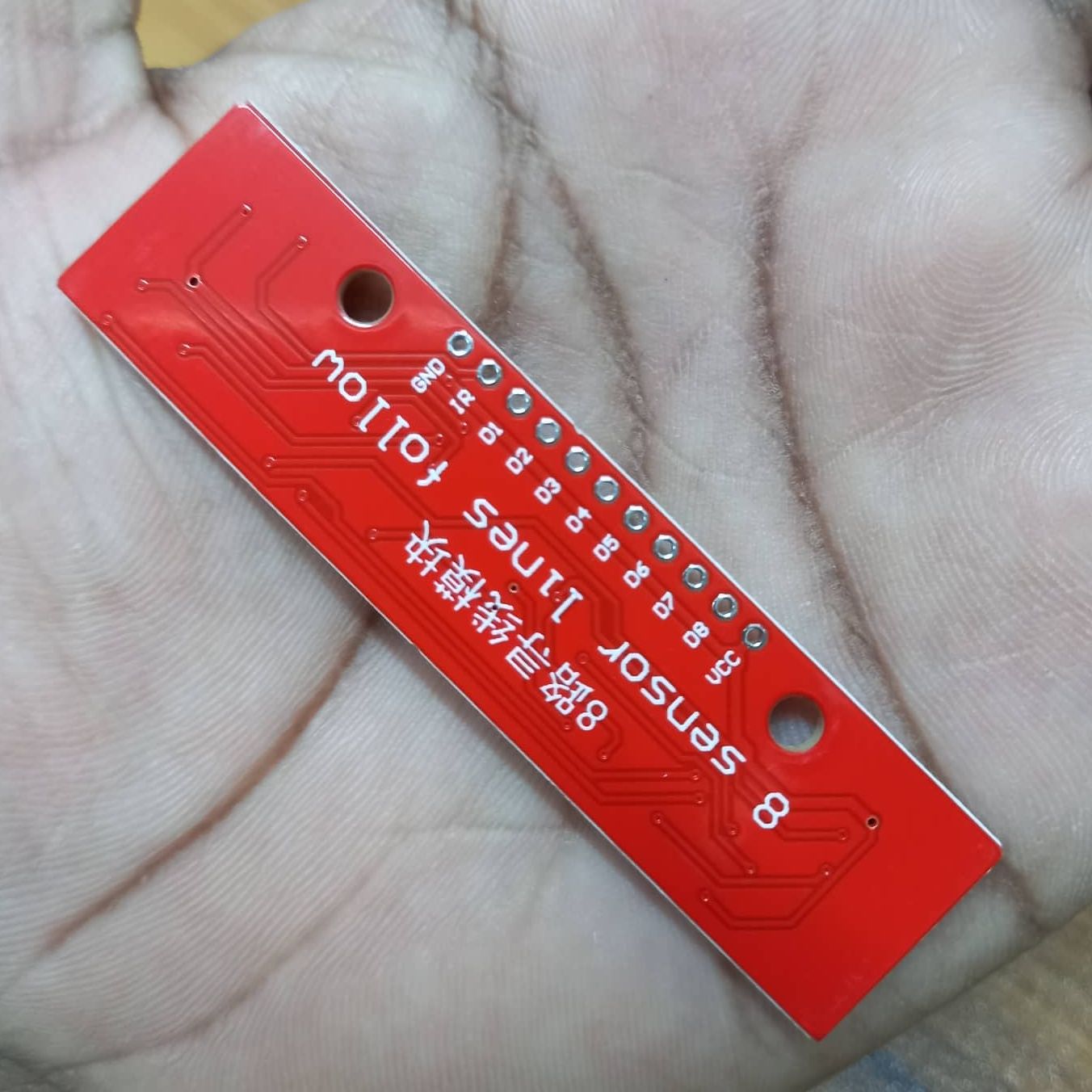 QTR-8RC 8 Channels Digital Infrared Reflectance Sensor Array QTR-8RC IR Infrared Line Tracking QTR 8RC 8 Channel Sensor Array HYS301 Line Following Sensor Module For Arduino 11 Pin Leads. 