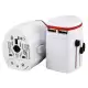 Au/Uk/Us/Eu Universal International/World/Travel Adapter/Converter Plug Power Multifunction Durable White