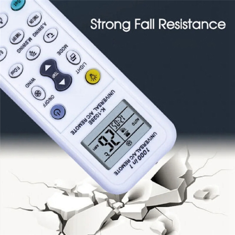 K1028E 1000 in 1 Universal Remote Control LCD Controller for Air Conditioner Low Power Consumption Remote Controller. 