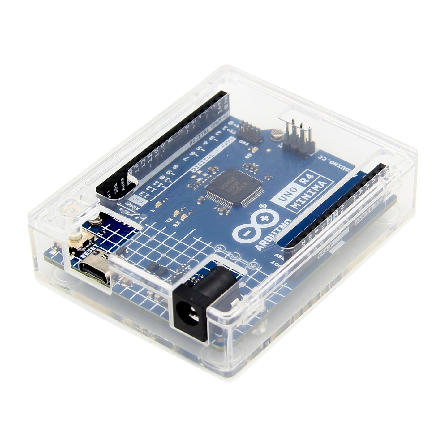 Uno R3 Case Enclosure Transparent Clear Box Compatible with Arduino UNO R3. 