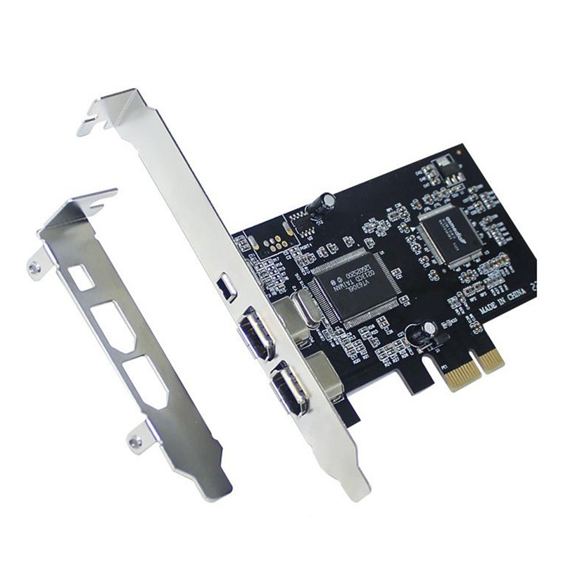 PCI Express X1 PCI-E FireWire 1394a IEEE1394 Controller Card 3 Port - Foto 4