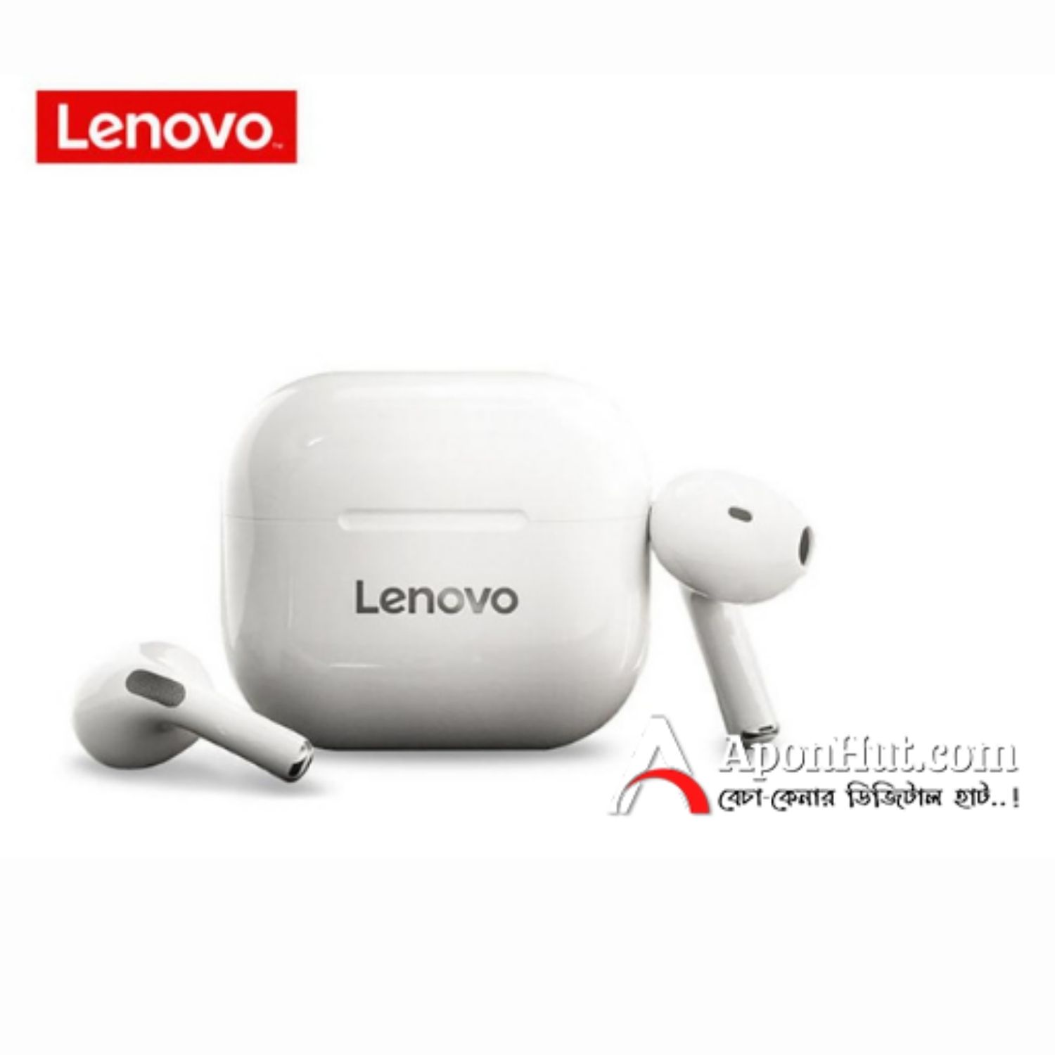 Lenovo Airpods Pro Wireless Earphones - Wireless Bluetooth Tws Headset Earbuds and Real 100% ANC Capacity - White