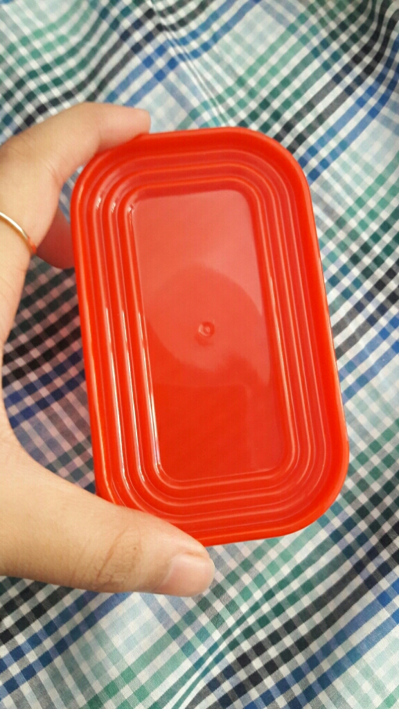 12 Piece Plastic Food Storage Small Box With Lid - 200 ML. 
