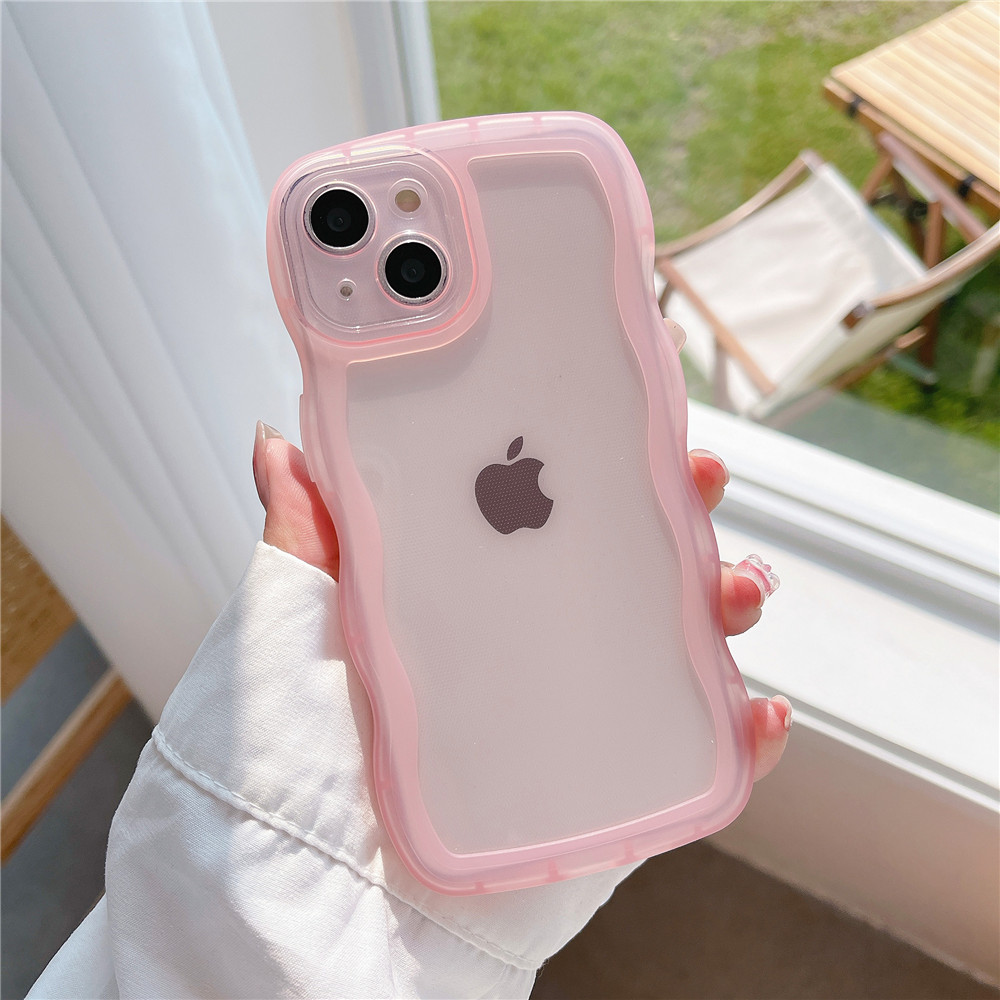 Case Clear Art Wave S Max Pro Maus 13 for iPhone 15 14 Pro Max X XR 7 8 Plx 11 Pro 12 Mini X Silicone Soft Back