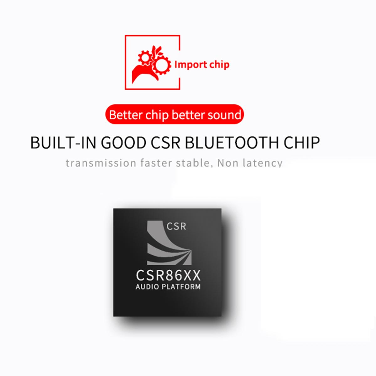 Portable Wireless Bluetooth Receiver Music Audio Adapter Hands-free Receiver With NFC Mic. 