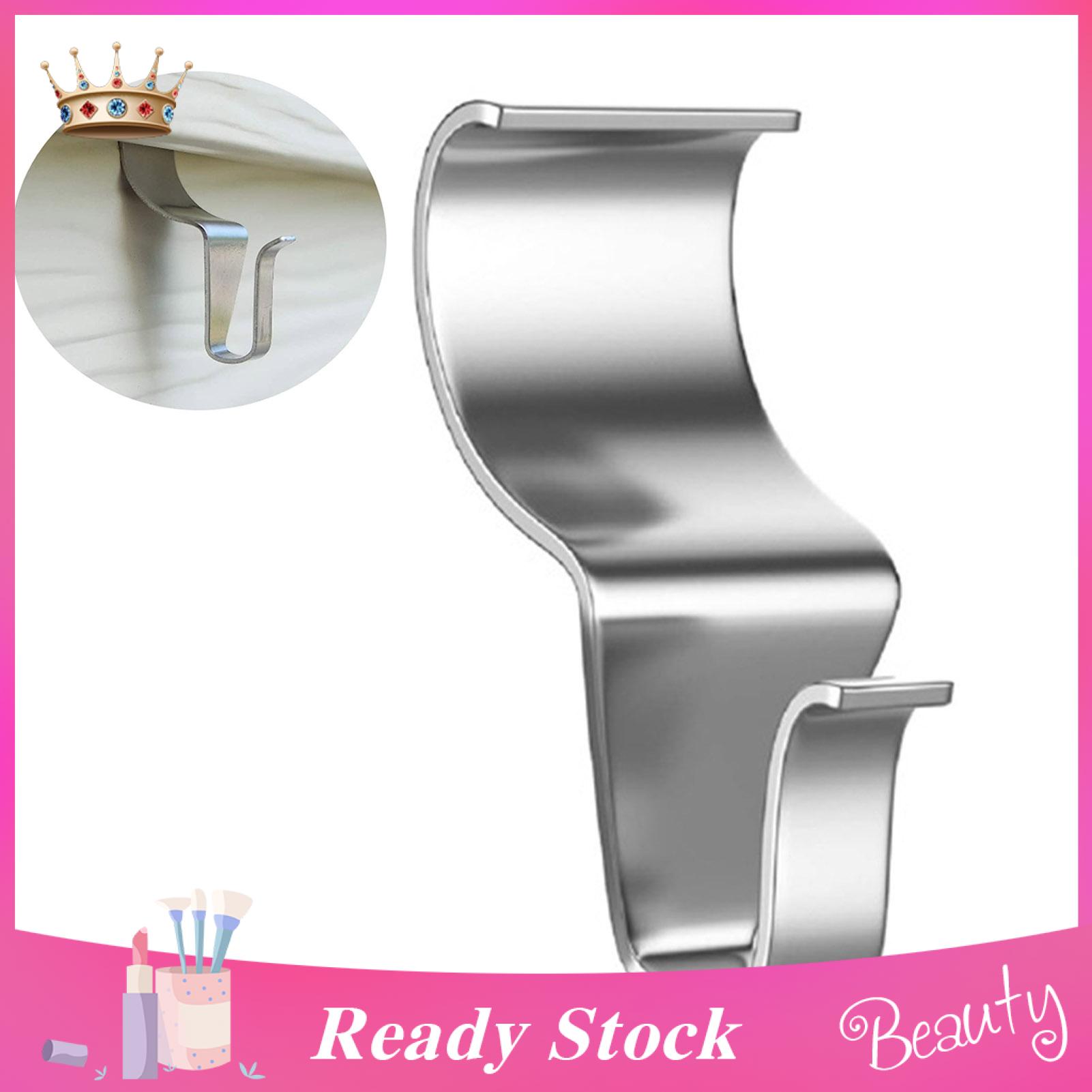 No-drill Wall Hooks 10pcs Stainless Steel Vinyl Siding Hooks Easy Installation No-hole Hangers for Multi-pur se Use Soutast Asian Buyers' Choice Wainscoting Hooks. 