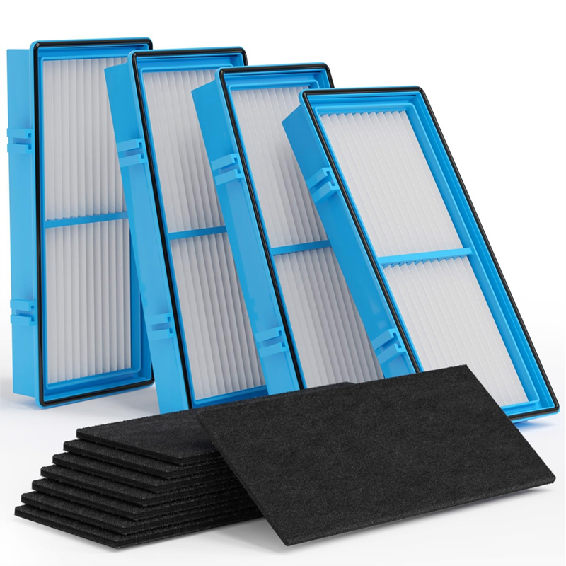 Filter As Shown 4 True HEPA Filters + 8 Carbon Booster Filters For AER1 HAPF30 Air Puri-Fiers