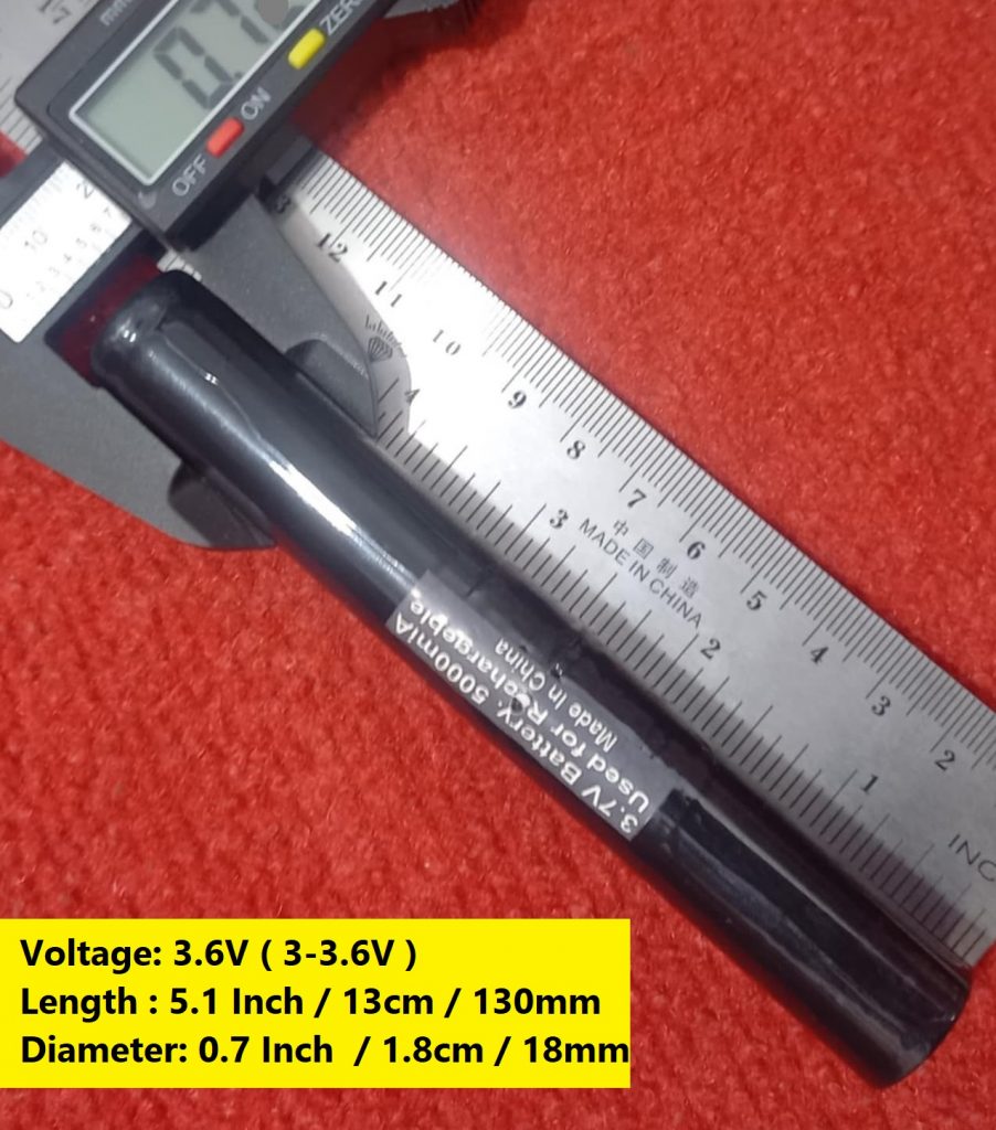 4.2V Battery   45x28x20mm For LED Torch Flashlight Mosquito Bat Battery Mosquito Racket Battery. 