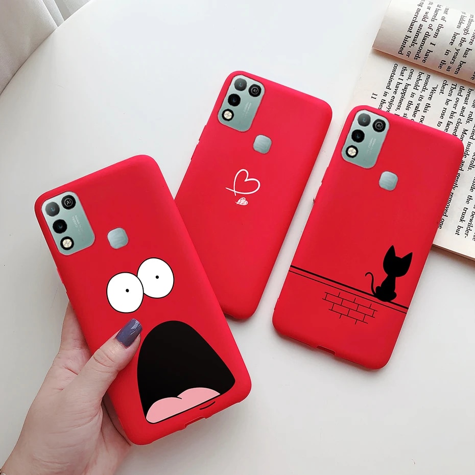 For Infinix Hot 11 Play Case Soft Silicone Cute Cartoon Painted Phone Case For Infinix Hot 11 Play Hot11 Play Back Cover Fundas