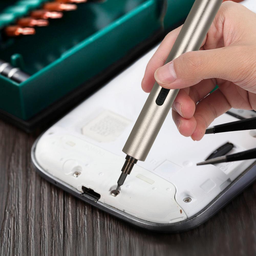 KOGEEK Mini Electric Power Cordless Precision Screwdriver Rechargeable Portable DC3.6V Lightweight Dual Power Electrical Screw Driver for Computer Mobile Phone Camera Repairing. 
