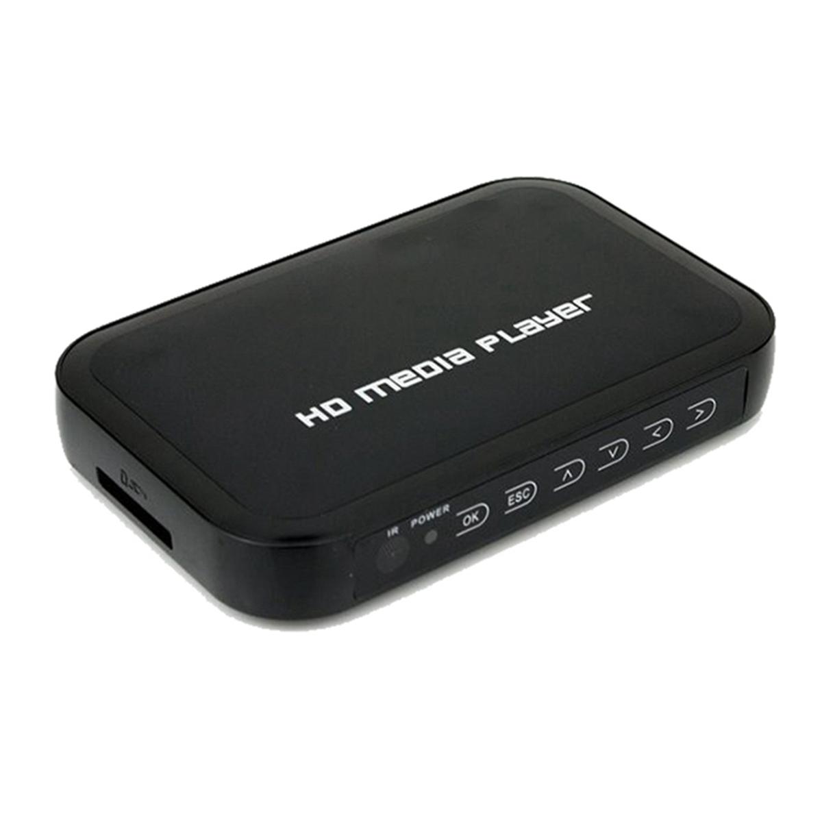 1080P Multimedia Player Full HD Media Player AV VGA HDMI Interface Multi-Language Multi-Function Video Player US Plug