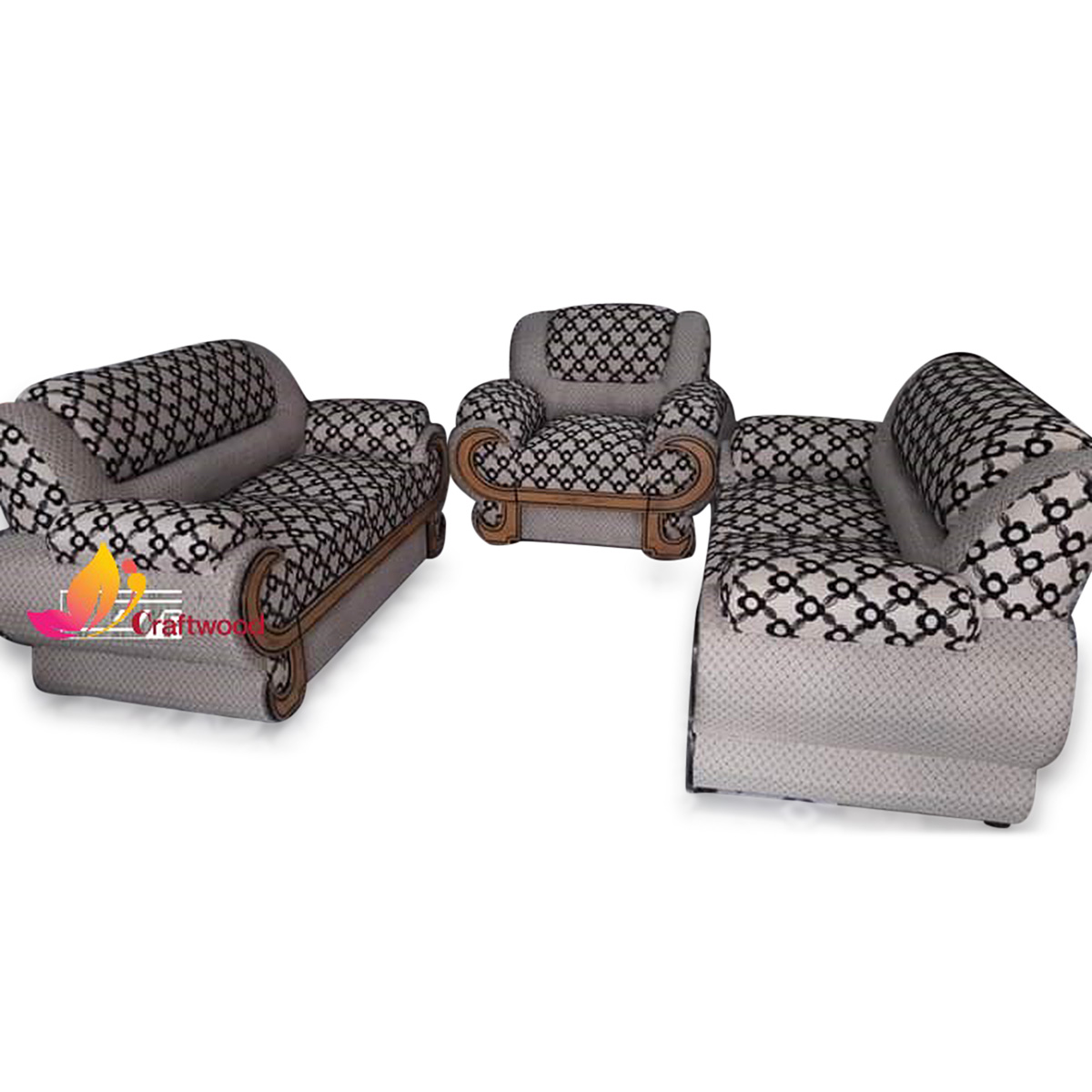 Foam And Fabrics Wooden Sofa Set Sofa Set ubicaciondepersonas.cdmx.gob.mx