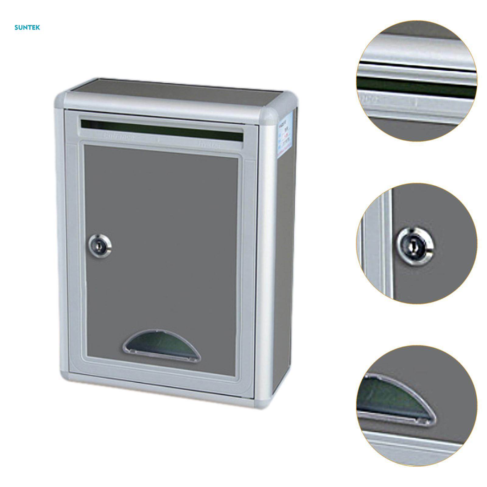 Ballot Box Lockable Complaints Mailbox Letter Post with Slot. 