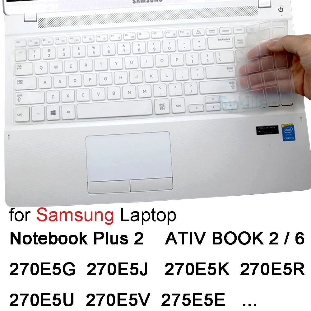 【3C VictoryEagle】Keyboard Cover Samsung Notebook Plus ATIV 6 270E5J 270E5K 270E5R 270E5U 270E5V Laptop Protector Skin Film. 