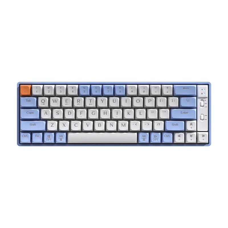 Langtu GK65 Wireless Mechanical Gamer Keyboard 65Keys 3-Mode USB/2.4G/Bluetooth Keyboard RGB Backlit Hot Swap Office PC Keyboard. 