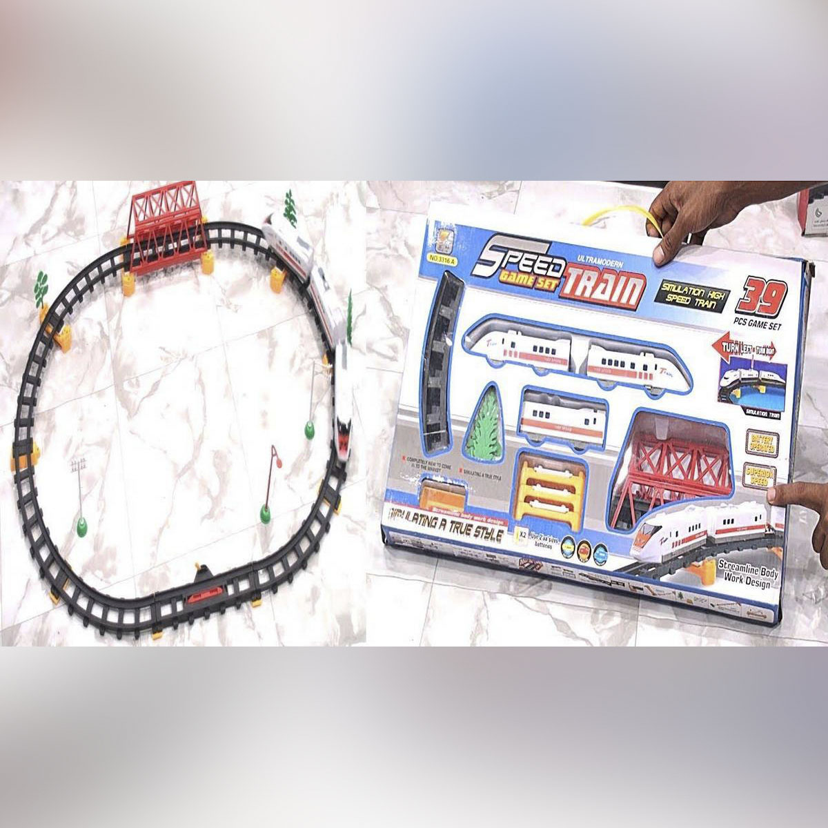 Speed Bullet train Game set
