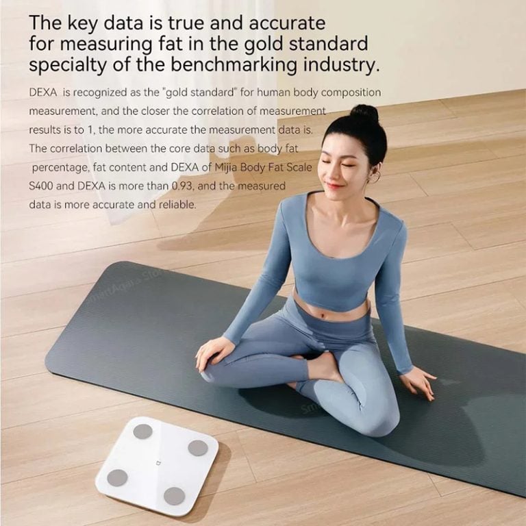 Xiiaomi MIJIA S400 Body Fat Scale Bluetooth 5.0 LED Display 150kg Smart Home Body Composition Testing Scale Work with Mi Home APP. 