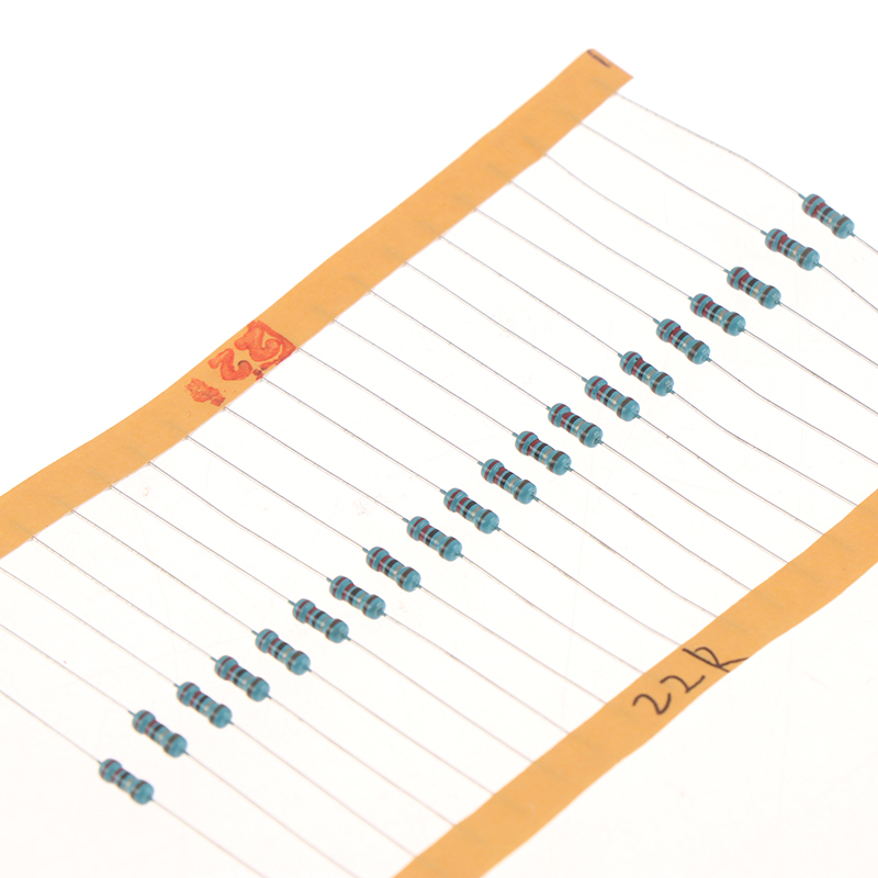 600Pcs 30 Kinds Value Metal Film Resistor pack 1/4W 1% Resistor Assorted Kit Set Encounter. 