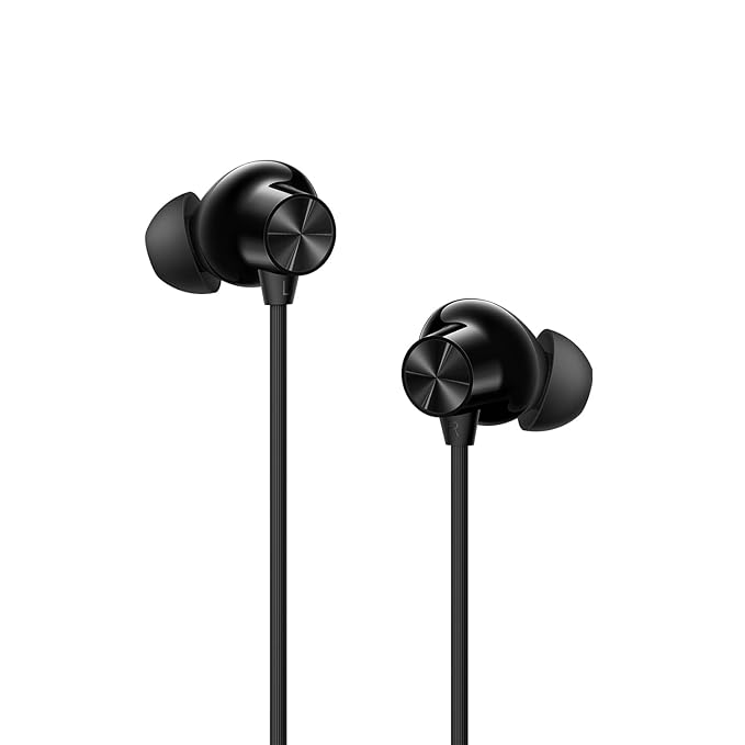 OnePlus Bullets Wireless Z2 ANC Wireless Earphones 3 Mic 45dB Hybrid Noice Cancellation  Lightweight Long Battery Life Fast Charging Neckband Style Earphone. 