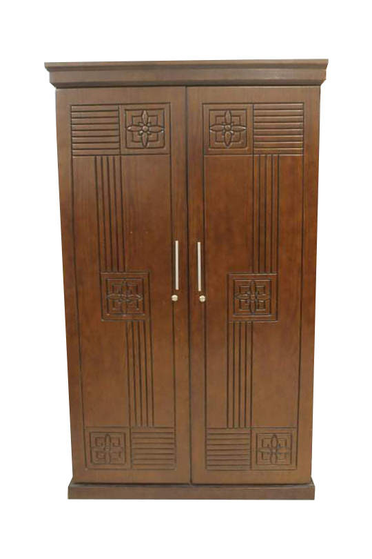 2 Shutter/Palla/Door Almirah , Tetul Color , A-250 Malaysiyan Process wood. 
