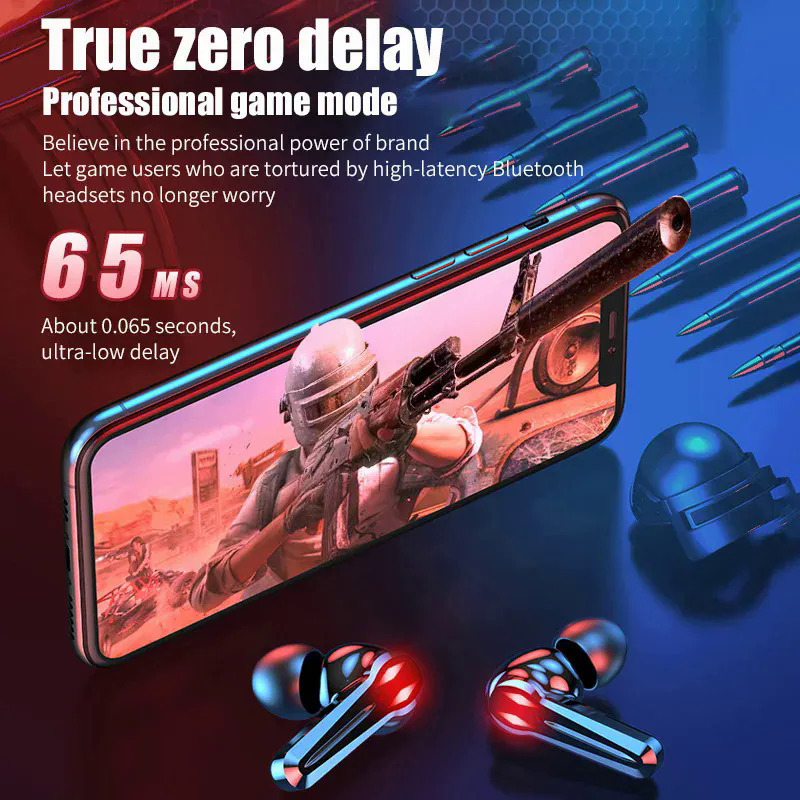 Original M28 PRO 5.1 earphones Bluetooth wireless earbuds low latency headphones HD call noise reduction gaming headset with mic. 