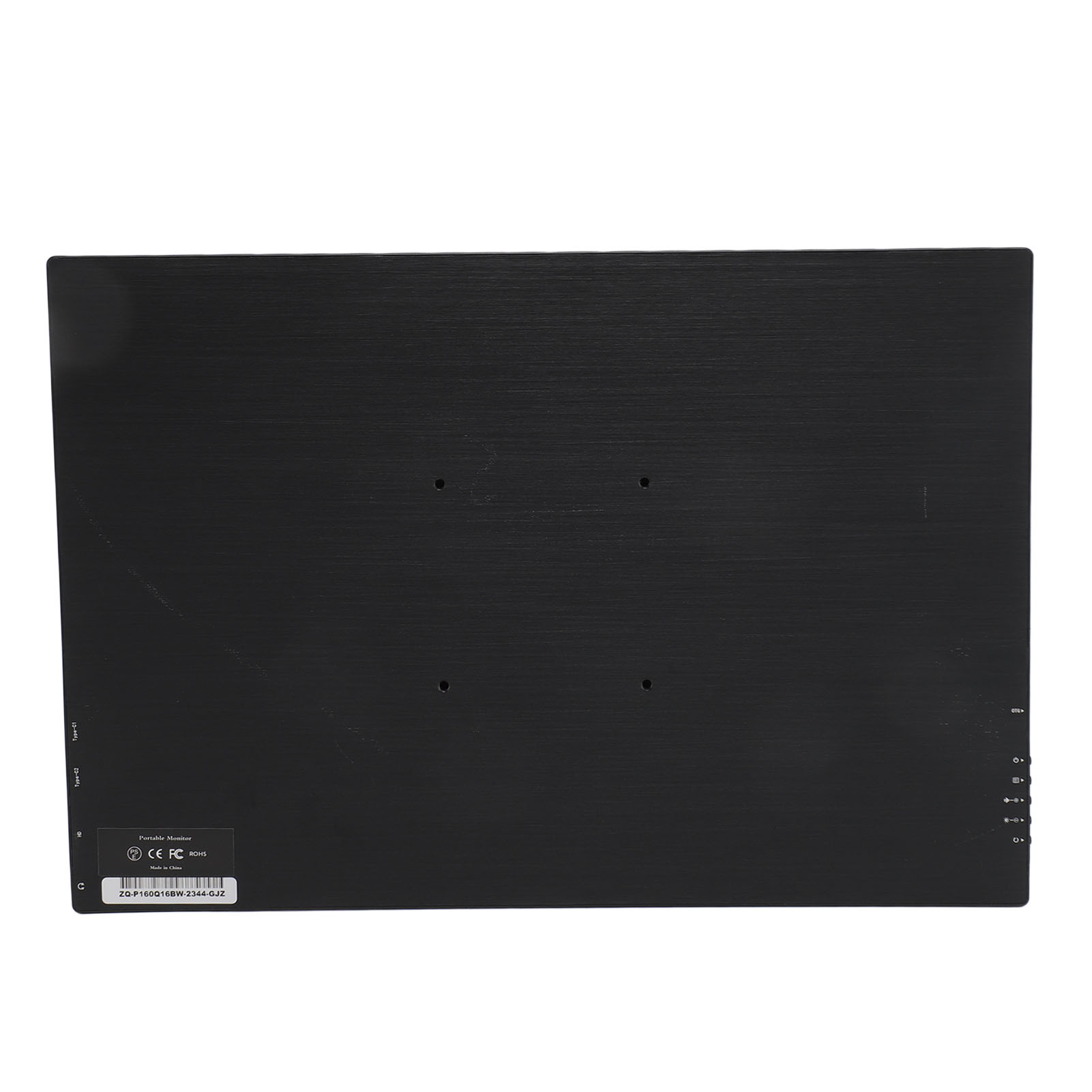 Second External Monitor 1200:1 Contrast Ratio Multi Port 2560x1600 Resolution Vivid Image Portable Gaming Monitor Black for PC. 