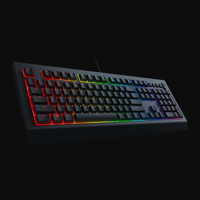 Razer Cynosa V2 Gaming Keyboard Wired Membrane Keyboard with Chroma RGB Lighting/Individually Backlit Keys/Spill-Resistant/Fully Programmable/Media Keys Compatible for Windows/Mac. 