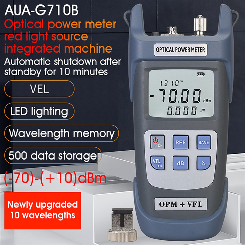 -G710B Optical Power Meter(OPM -70 -+10DBm) 10Km VFL 10MW. 