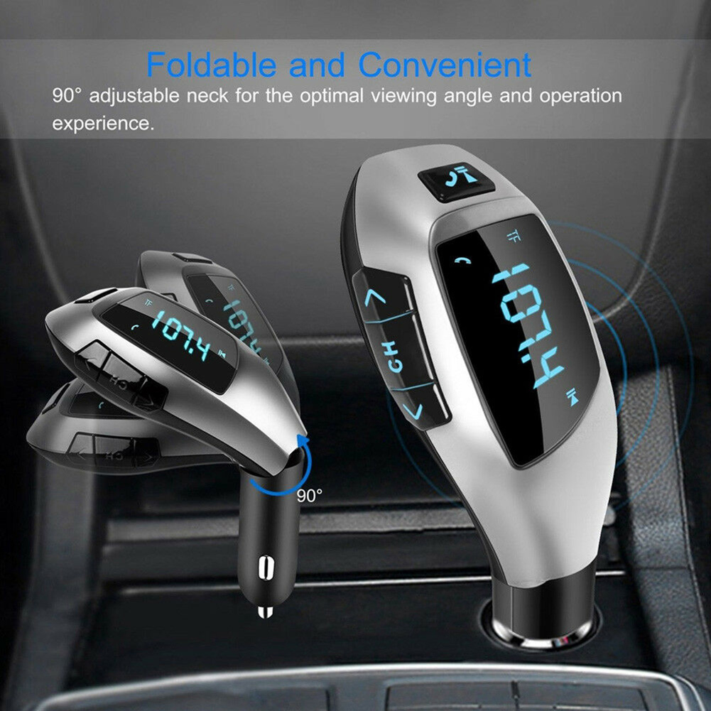X5 LCD Display Car Bluetooth Kit Handsfree Call FM Radio MP3 Player USB Charger. 