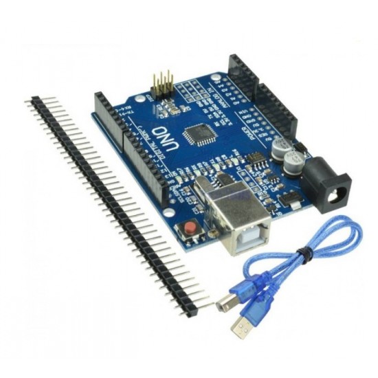 Arduino UNO r3 SMD Ch340 Version with USB Cable. 