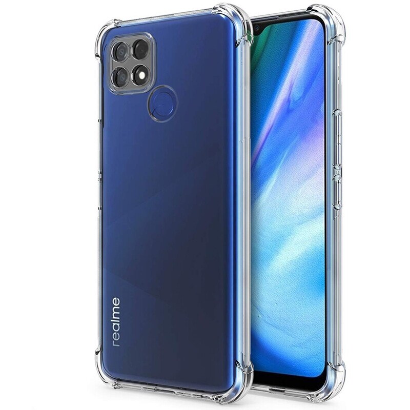 lthmy for Realme C25s RMX3195 Soft Gel Jelly Case Transparent Full Protective Anti-Scratch Resistant Back Cover Skin. 